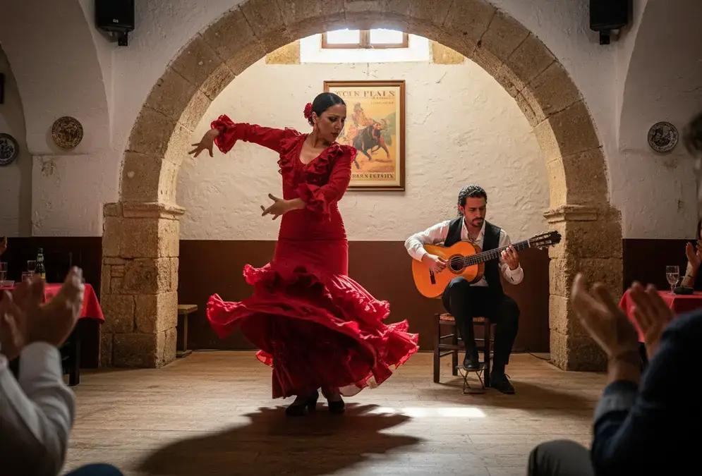 Spectacle de flamenco dans un tablao de Cordoue