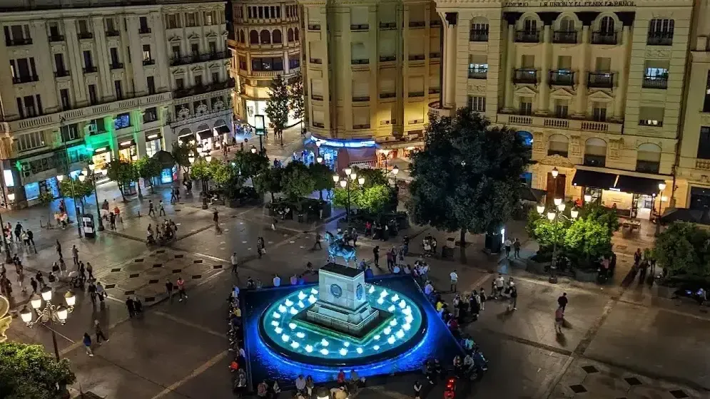Vue de Plaza de las Tendillas