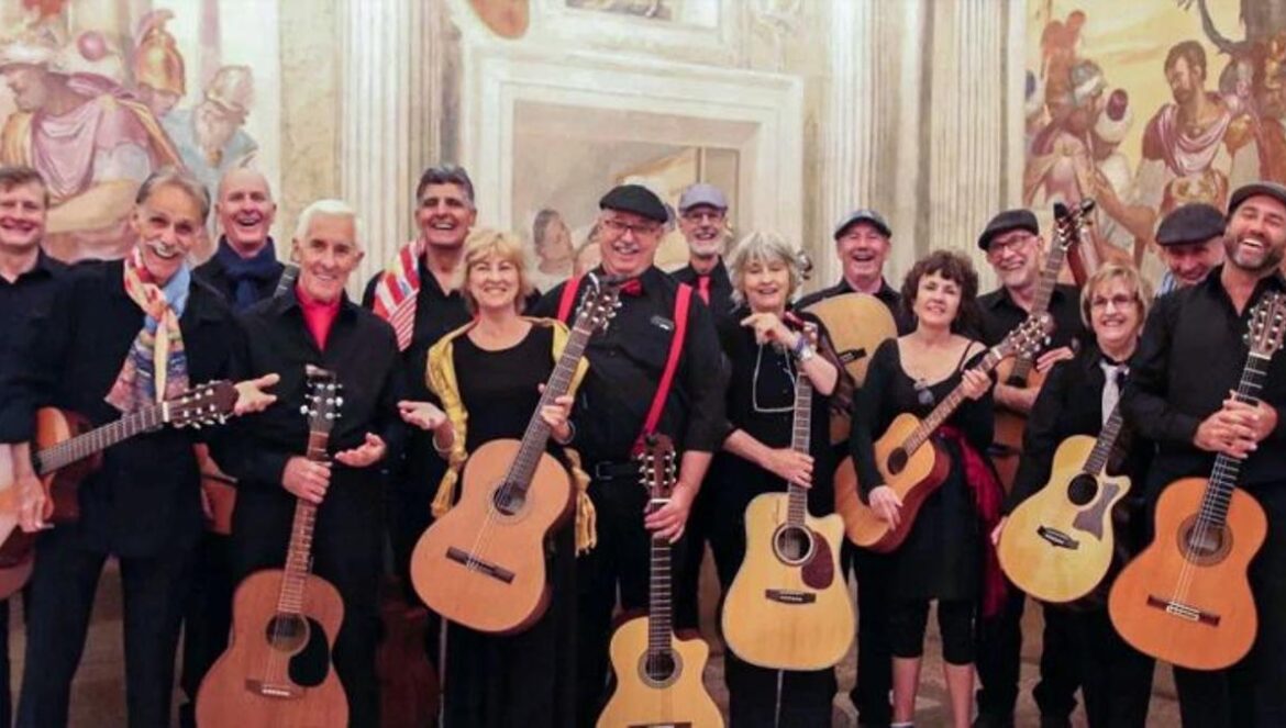 La orquesta de guitarras australiana.