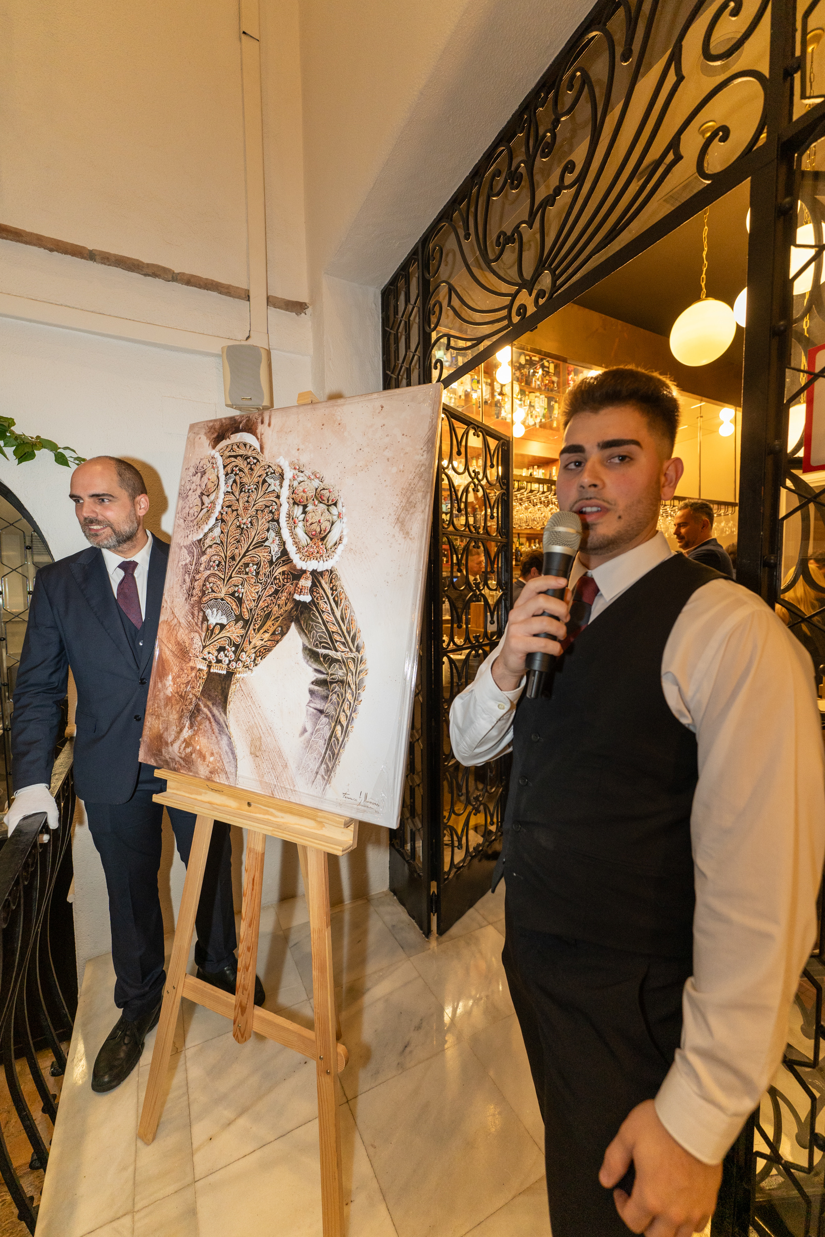 Cuadro del pintor Fernando García Herrera / La Casa de Manolete Bistró