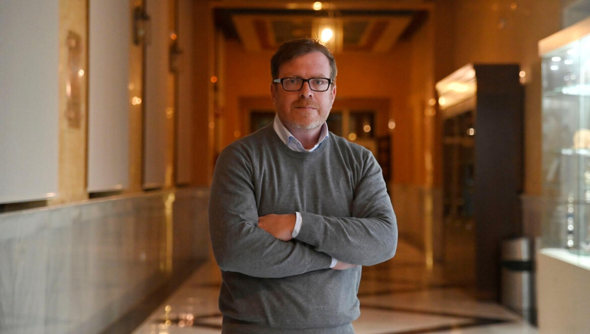 El presidente de Hostecor, Jesús Guerrero. / Juan Ayala
