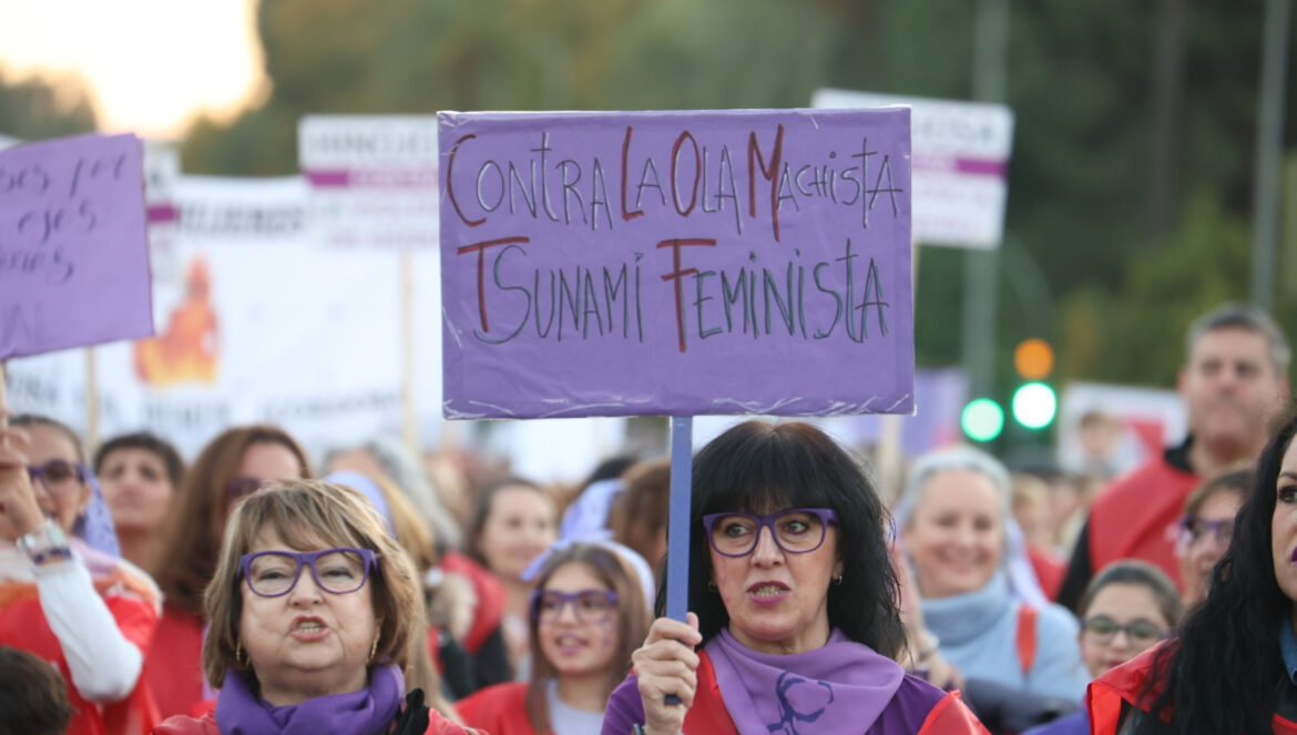 Manifestación 25 M contra la violencia de género en Córdoba. / Miguel Ángel Salas