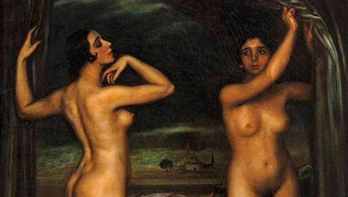 Cuadro 'La Rivalidad' de Julio Romero de Torres.