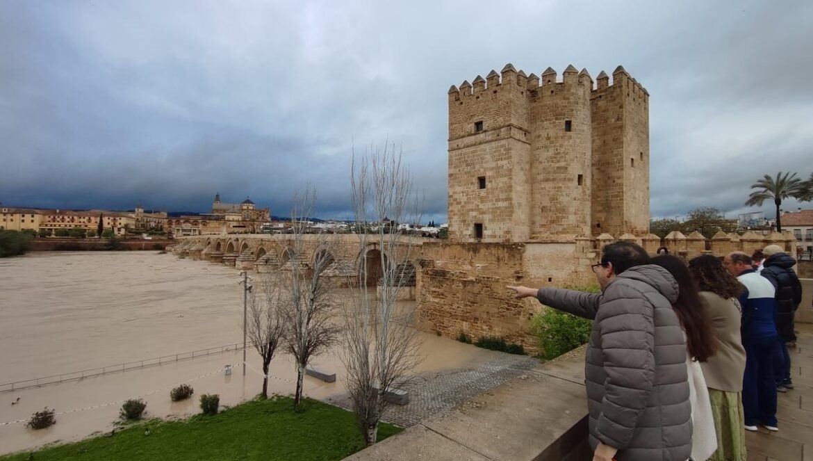 Crecida del Guadalquivir en Córdoba el pasado mes de marzo ÁLEX GALLEGOS