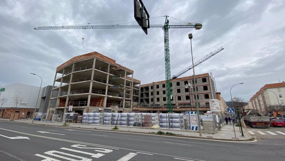 Edificio en construcción en Córdoba.
