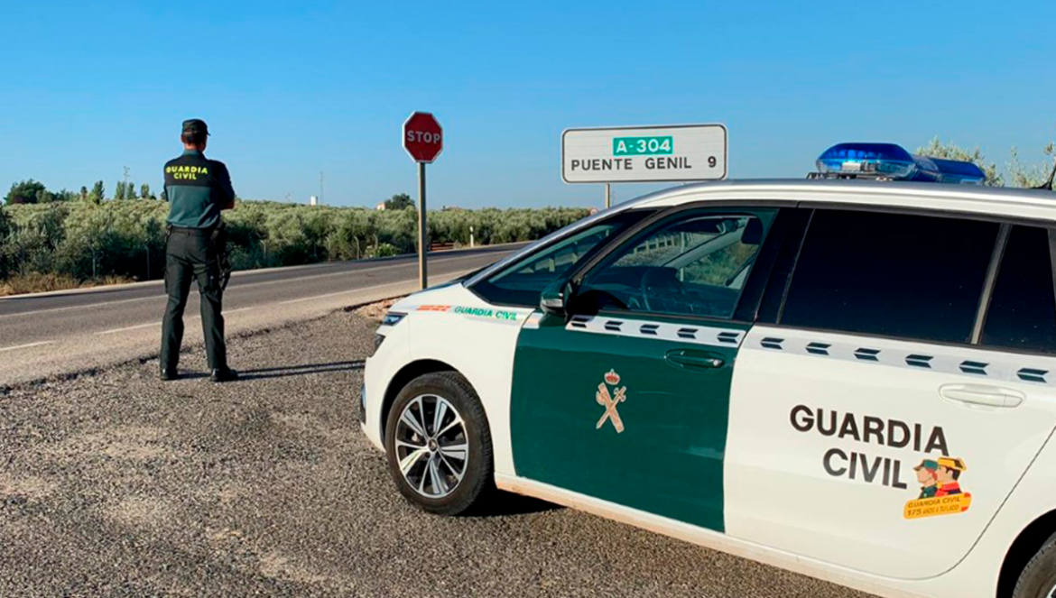 Guardia Civil en Puente Genil.