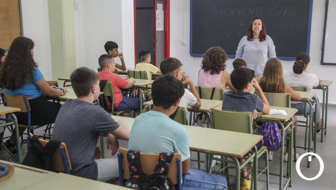 Una clase en el IES Ángel de Saavedra
