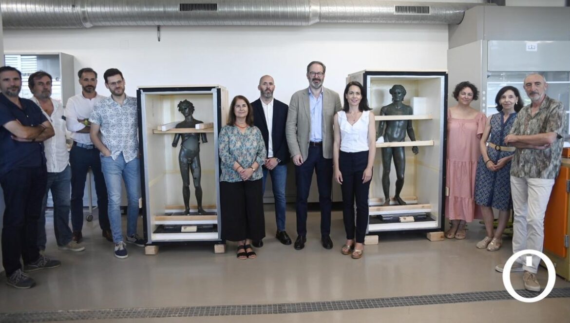 Llegada de los efebos al museo arqueológico de Córdoba