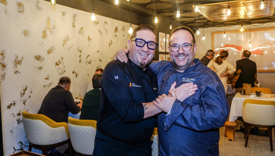 Periko Ortega, chef de ReComiendo, y Juan Pablo Gámez, chef de Los Sentidos / Landaluz