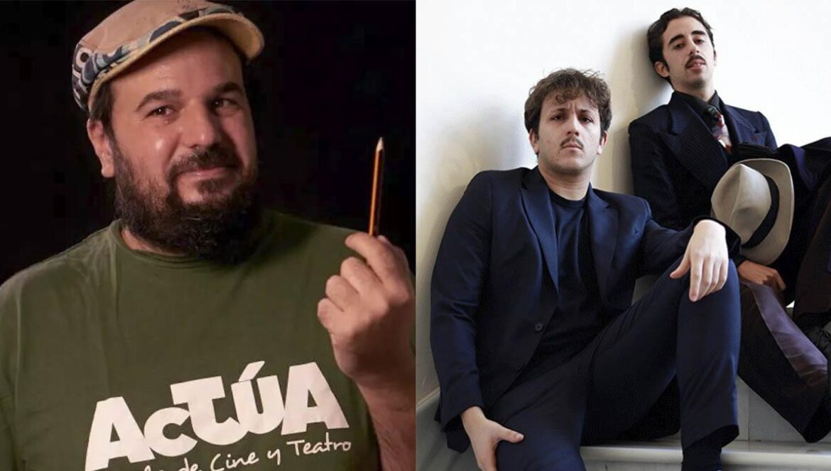 Chico Sánchez, Soto Muñoz y Alfredo Picazo, tres cineastas cordobeses que estrenan en cines este fin de semana. Rodaje de 'Sol Bemol Mayor'