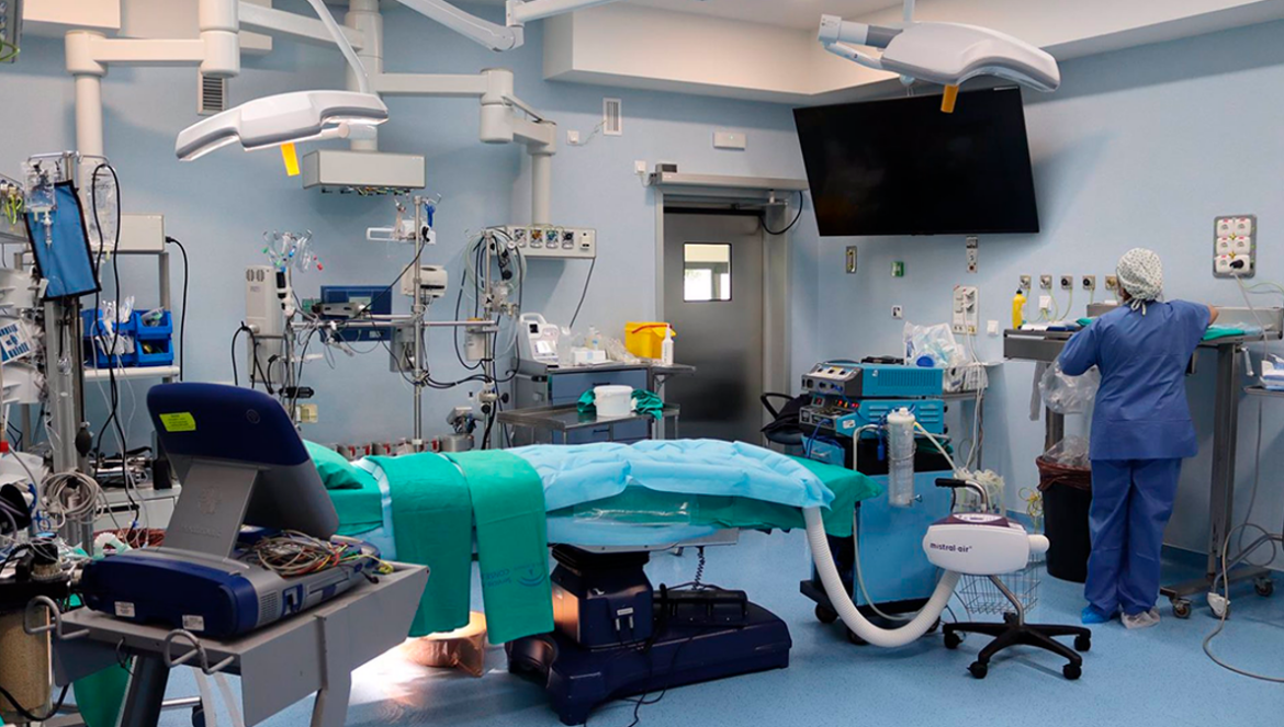 Un quirófano en el Hospital Reina Sofía de Córdoba.