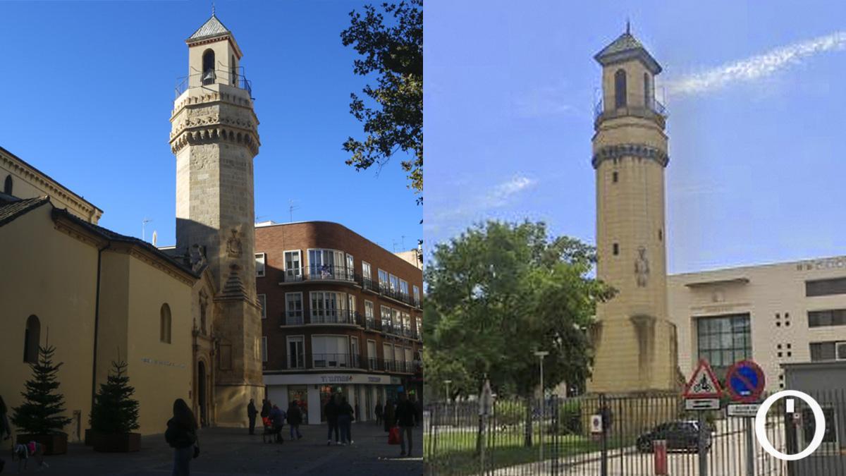 Torre de San Nicolás en Córdoba y su copia de Sevilla ÁLEX GALLEGOS Torre en el pabellón de Córdoba en la Exposición Iberoamericana de 1929 en Sevilla, réplica de la de la iglesia de San Nicolás de Córdoba. La torre conservada actualmente en Sevilla | JOSÉ ÁNGEL RÍOS Torre de la Iglesia de San Nicolás de Córdoba. ÁLEX GALLEGOS