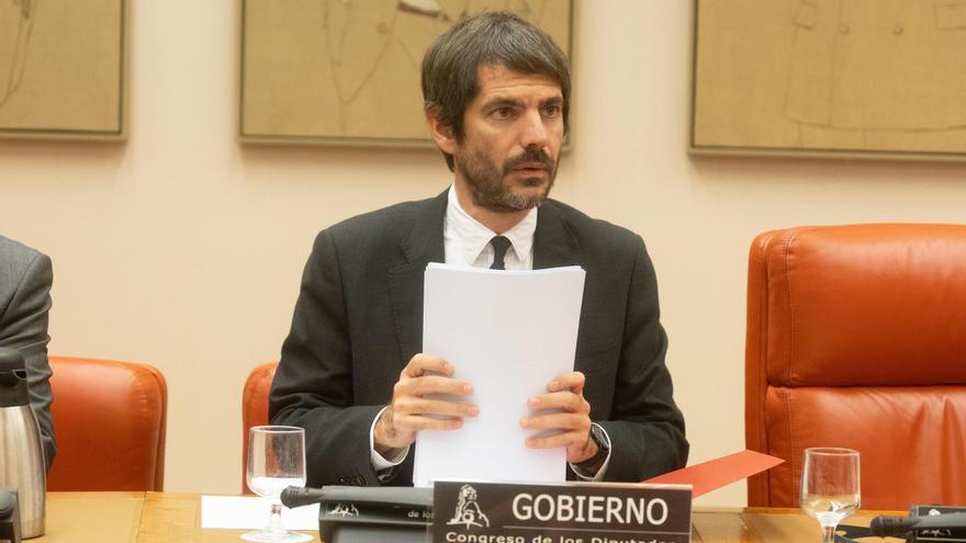 El ministro de Cultura, Ernest Urtasun, comparece en la Comisión de Cultura, en el Congreso de los Diputados, a 14 de noviembre de 2024, en Madrid (España). / Eduardo Parra - Europa Press