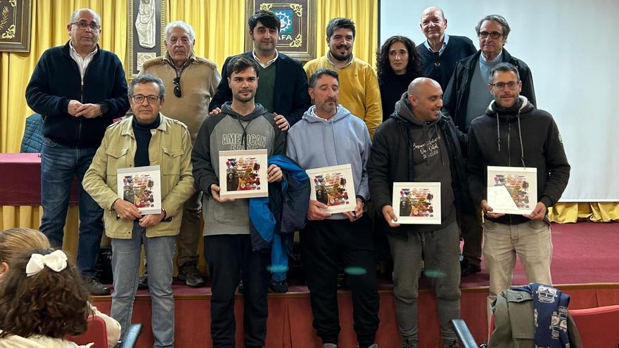 Imagen del jurado y los premiados del 7º Ceertamen Nacional de Artes Plásticas de Bujalance. / J. ESCAMILLA