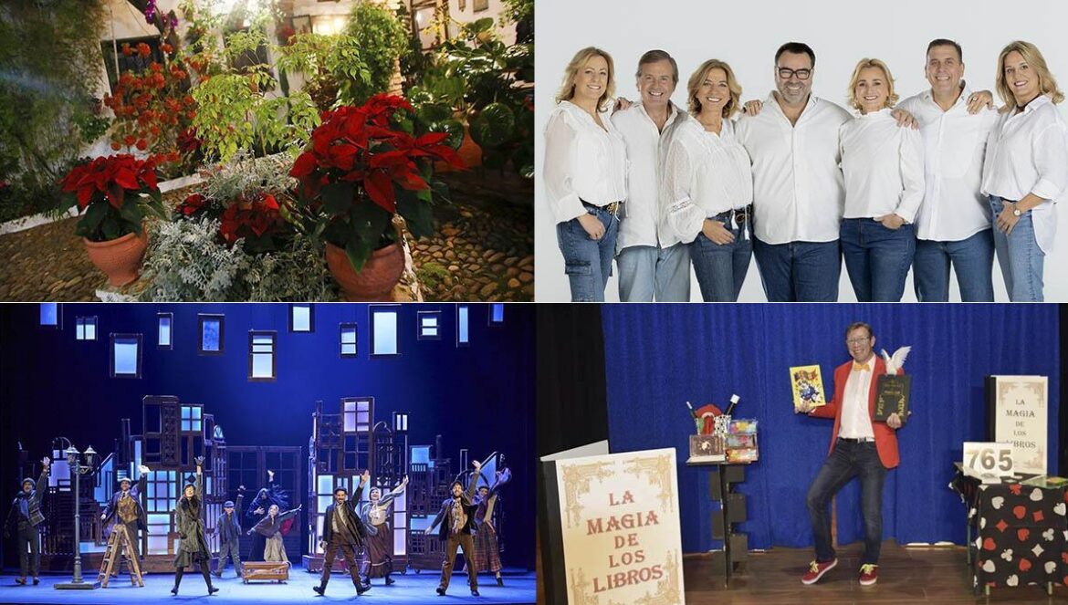 Agenda cultural del 5 al 8 de diciembre Patios de Córdoba en Navidad MADERO CUBERO Siempre así María Parrado, en la portada de su nuevo disco. Cuento de Navidad La magia de los libros El alma entre cuerdas Cinema Party