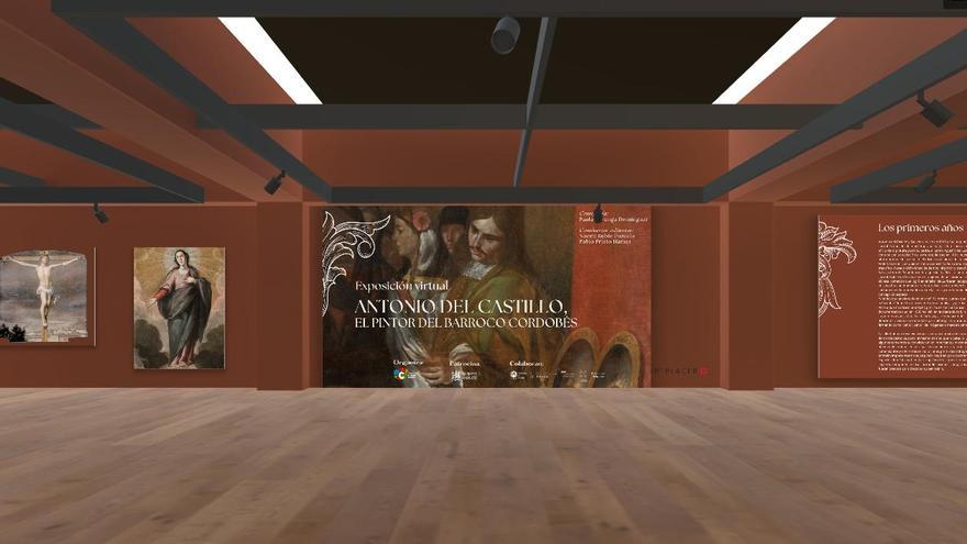 Entorno virtual de la exposición de Antonio del Castillo. / CÓRDOBA