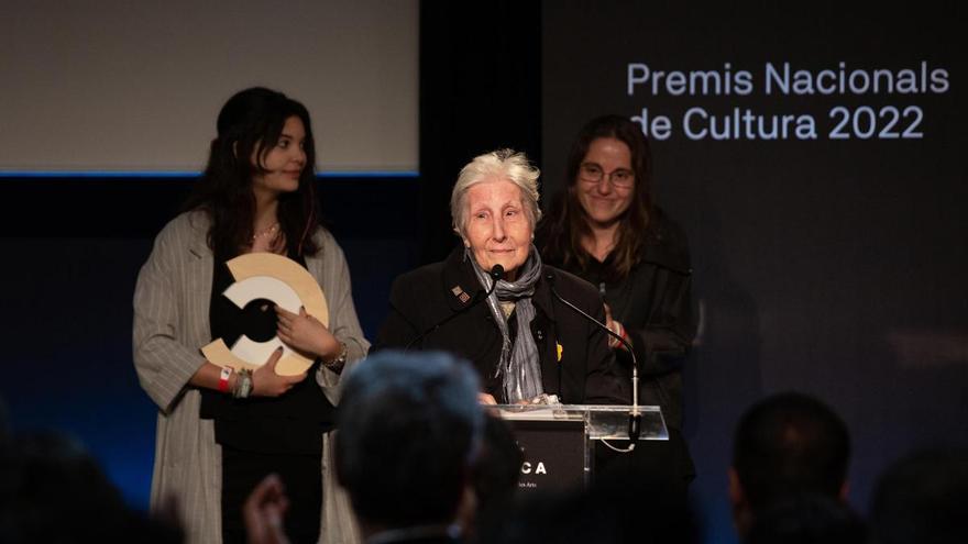 Archivo - La escritora, Rosa Fabregat i Armengol, interviene tras recibir uno de los Premis Nacionals de Cultura 2022, a 27 de mayo de 2022, en Barcelona, Cataluña (España) / EUROPA PRESS