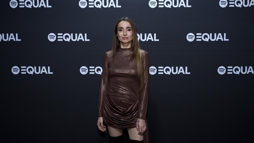 La cantante Zahara, en la II Gala Benéfica de EQUAL, la iniciativa por la igualdad de Spotify y MIM. / CORTESÍA SPOTIFY