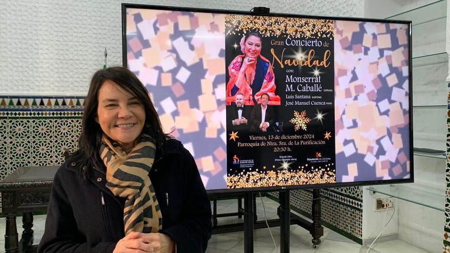 Presentación del concierto de Navidad de Montserrat M. Caballé. / Virginia Requena