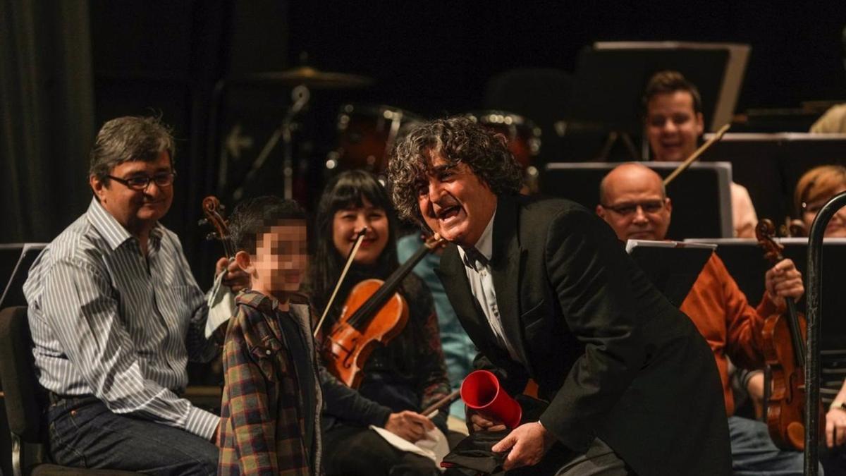 Uno de los conciertos didácticos de la Orquesta.