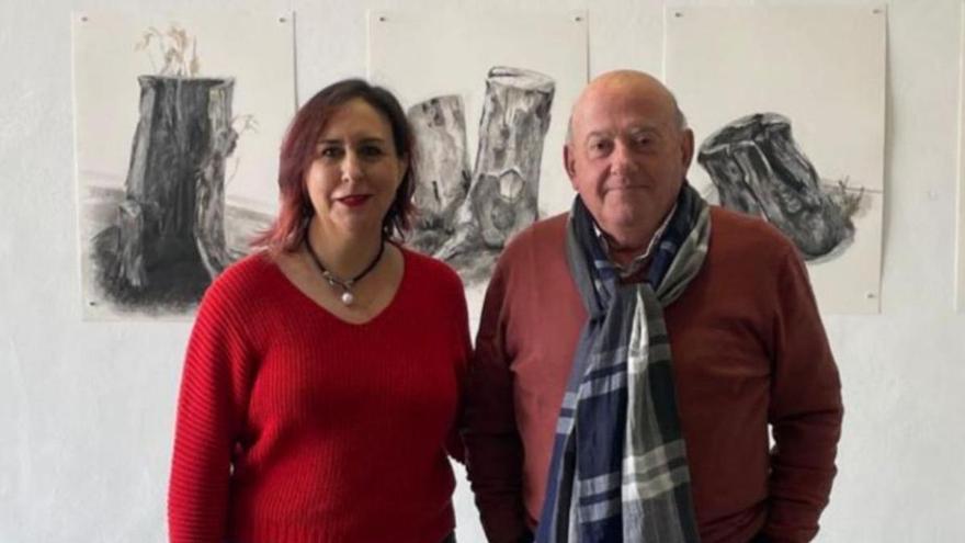 Marta Campos Calero y Manuel Portero Laguna, en La Rambla. / JOSÉ ANTONIO AGUILAR