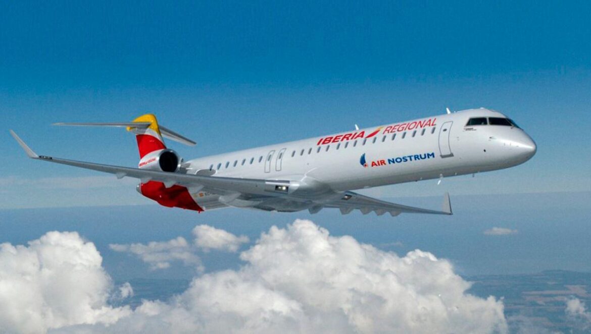 Avión de Air Nostrum como el que se utilizará en los vuelos a Córdoba.