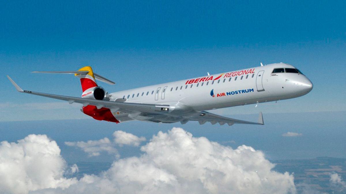 Avión de Air Nostrum como el que se utilizará en los vuelos a Córdoba.