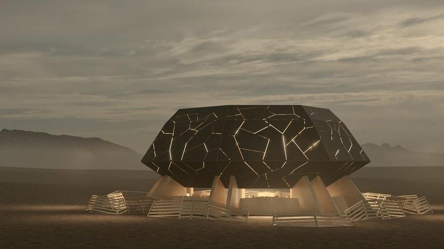 "Temple of Deep", el edificio diseñado por Miguel Arraiz para Burning Man. / Burning Man