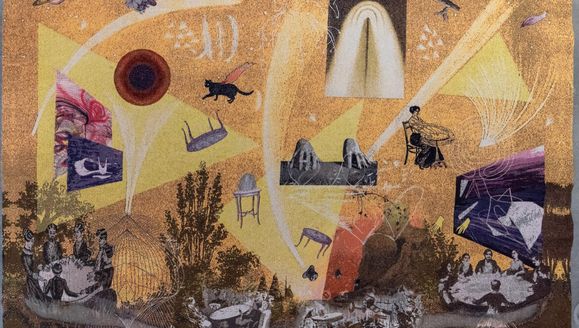 'Jacquard tapestry' actualmente expuesta en el C3A / Fernando Sendra