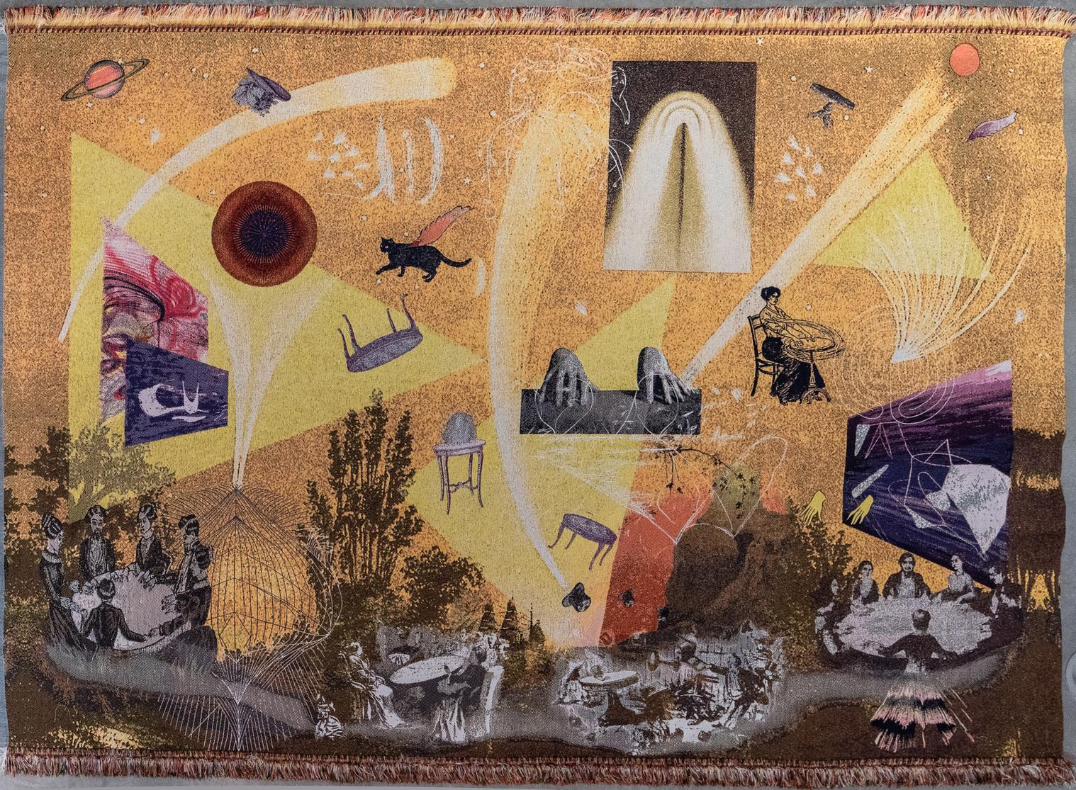 'Jacquard tapestry' actualmente expuesta en el C3A / Fernando Sendra