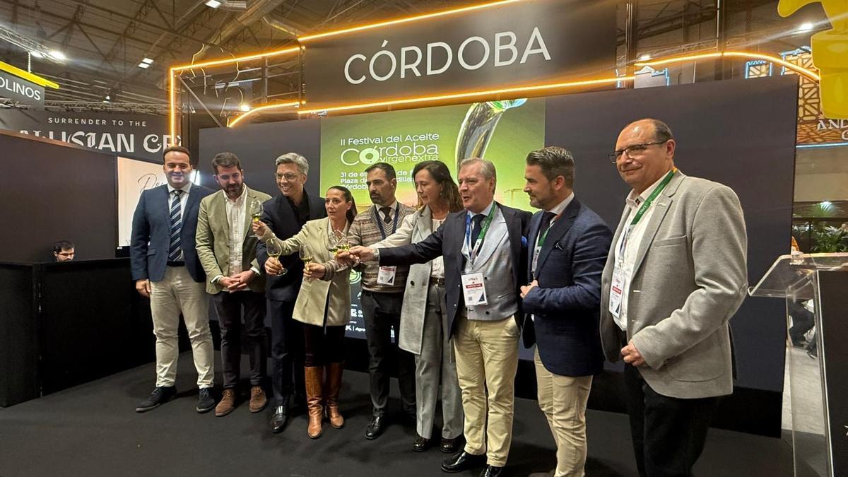 Presentación del festival del aceite de oliva en Cabra.