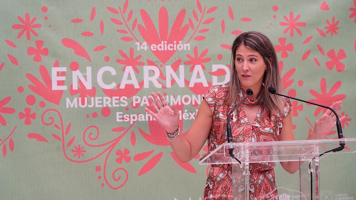 María Dolores Gaitán en la presentación del 14 FIP Guadalquivir.