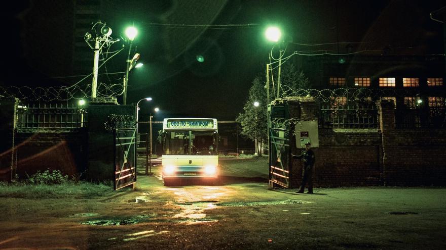 Uno de los puestos fronterizos que dan acceso a Krasnoyarsk-45. / Esther Garrison
