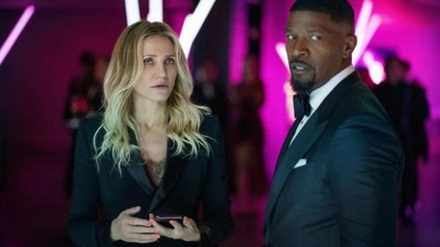 Cameron Diaz y Jaime Fox protagonizan 'De vuelta a la acción'. / Filmaffinity