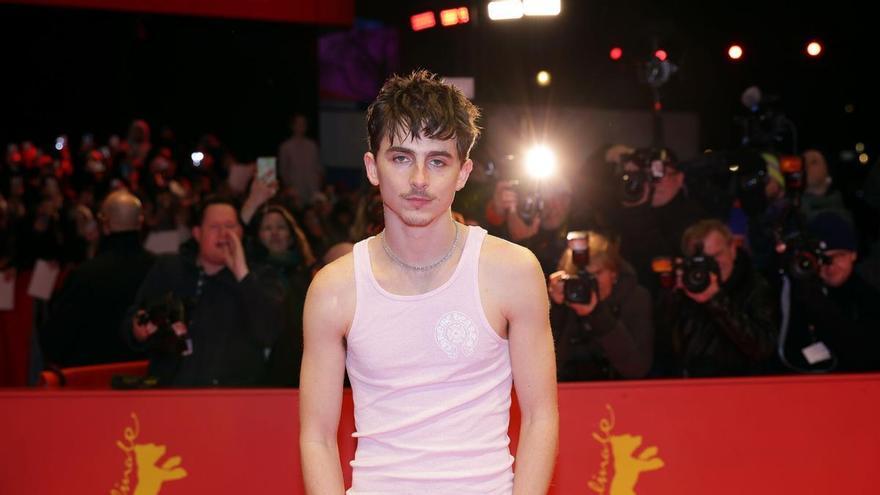 Timothee Chalamet en la presentación de 'A Complete Unknown' en la Berlinale / EFE