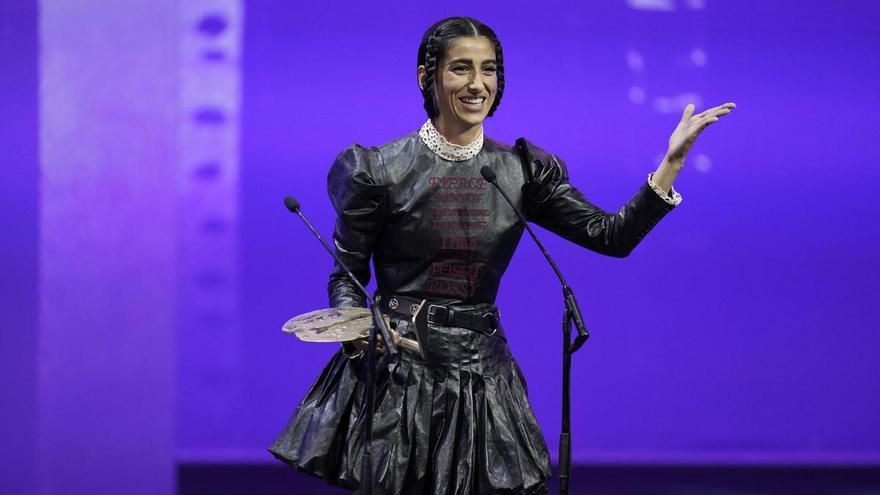 Carolina Yuste, tras recibir el premio Forqué a la mejor actriz por 'La infiltrada'