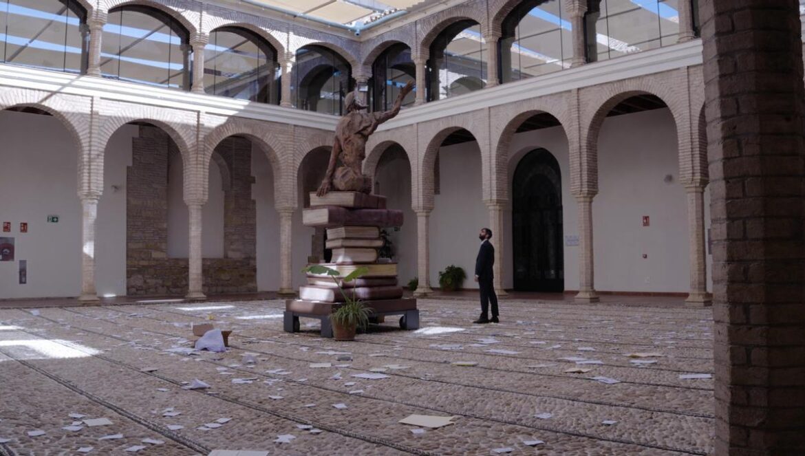Álvaro Tejero en una escena de 'La Luz', en el Palacio de congresos.