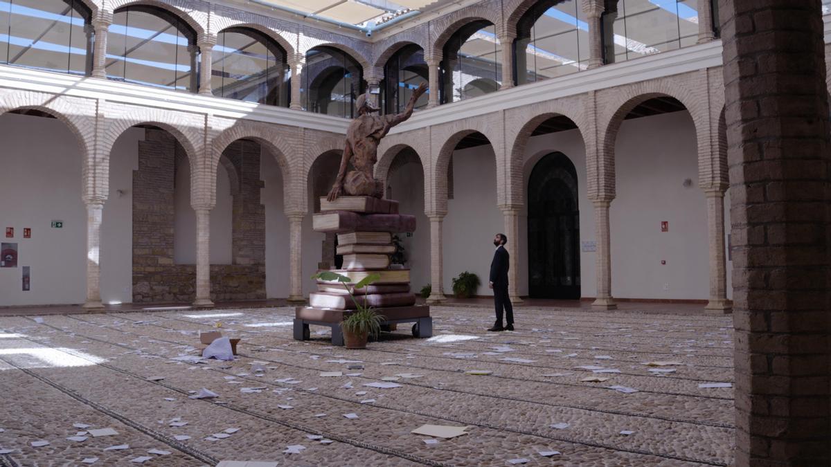 Álvaro Tejero en una escena de 'La Luz', en el Palacio de congresos.