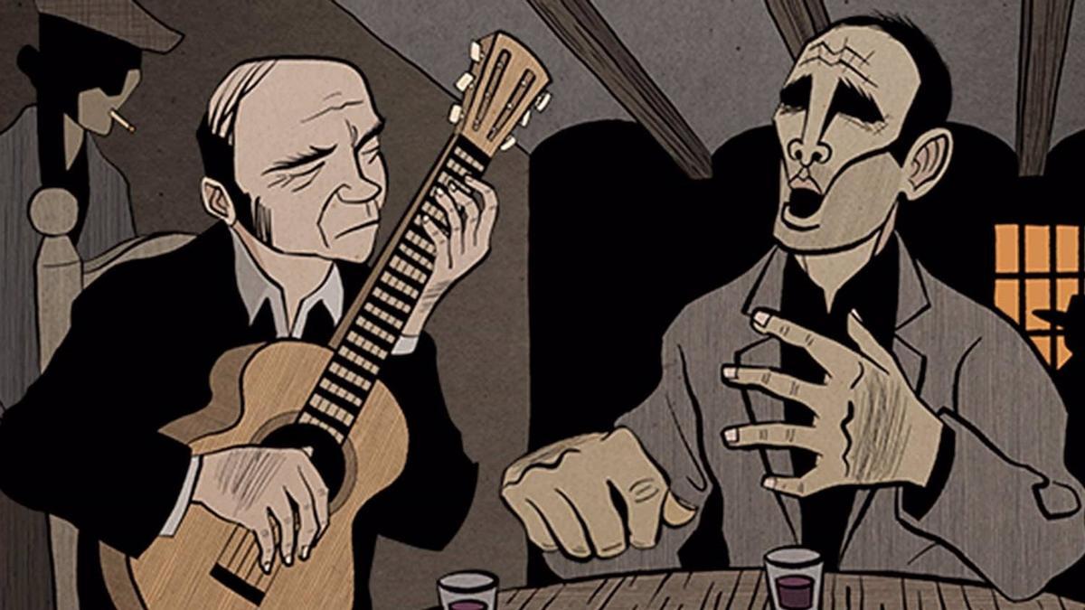 Una imagen del documental 'Cante Jondo, Granada 1922'.