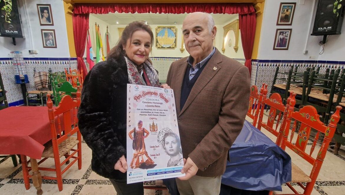 Presentación del cartel del concierto.