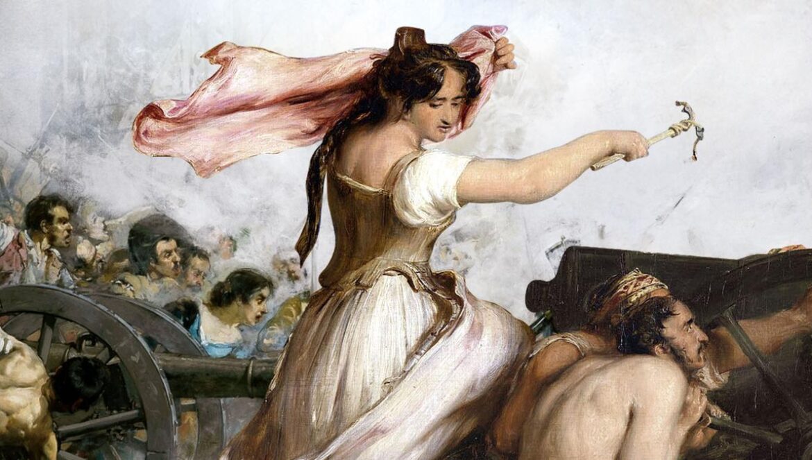 Detalle de la portada del libro 'Guerreras'.