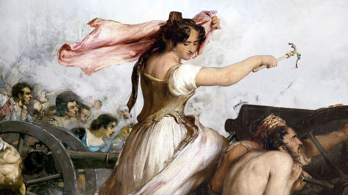 Detalle de la portada del libro 'Guerreras'.