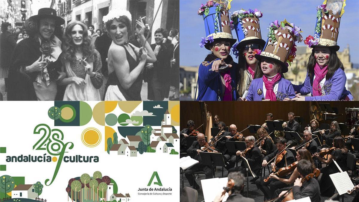 Agenda cultural del puente de Andalucía La Paquera en el carnaval de Córdoba. Chirigota Venimos del Infierno Pasacalles del Puente Romano TONI BLANCO Orquesta de Córdoba Banda de Música María Santísima de la Esperanza, en un concierto. Encarna López TONI BLANCO Exposición sobre Andalucía en el Museo de Bellas Artes