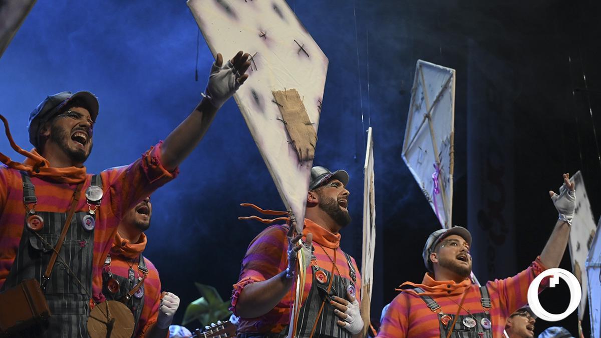 Comparsa Viento a favor J. M. Ayala Orden de actuación de la final del Concurso de Carnaval