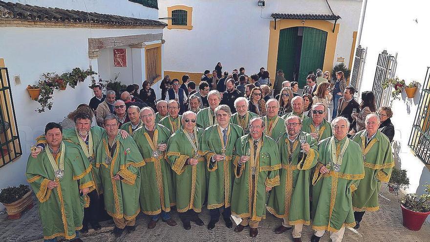 Cofradía de la Viña y el Vino de Montilla, en la salutación del vino nuevo en 2024. / José Antonio Aguilar