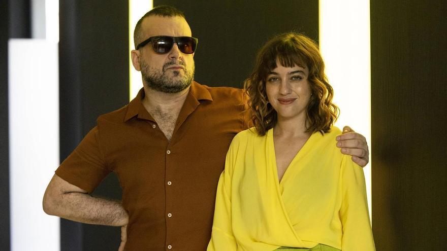 Nacho Vigalondo y Beatrice Grannò, director y protagonista de 'Daniela forever', en el festival de Sitges. / Victòria Rovira