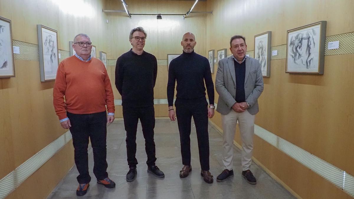 Inauguración de la exposición en el Museo de Bellas Artes.