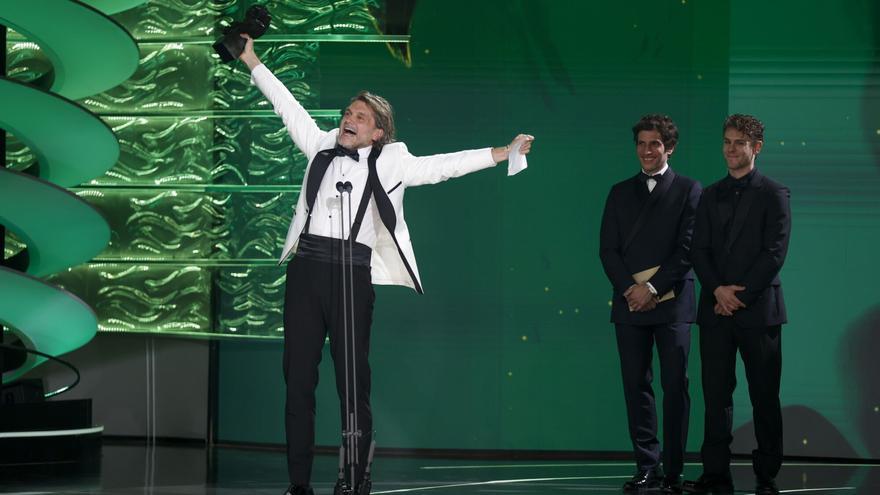 El actor Salva Reina recibe el Goya al Mejor Actor de Reparto / AP