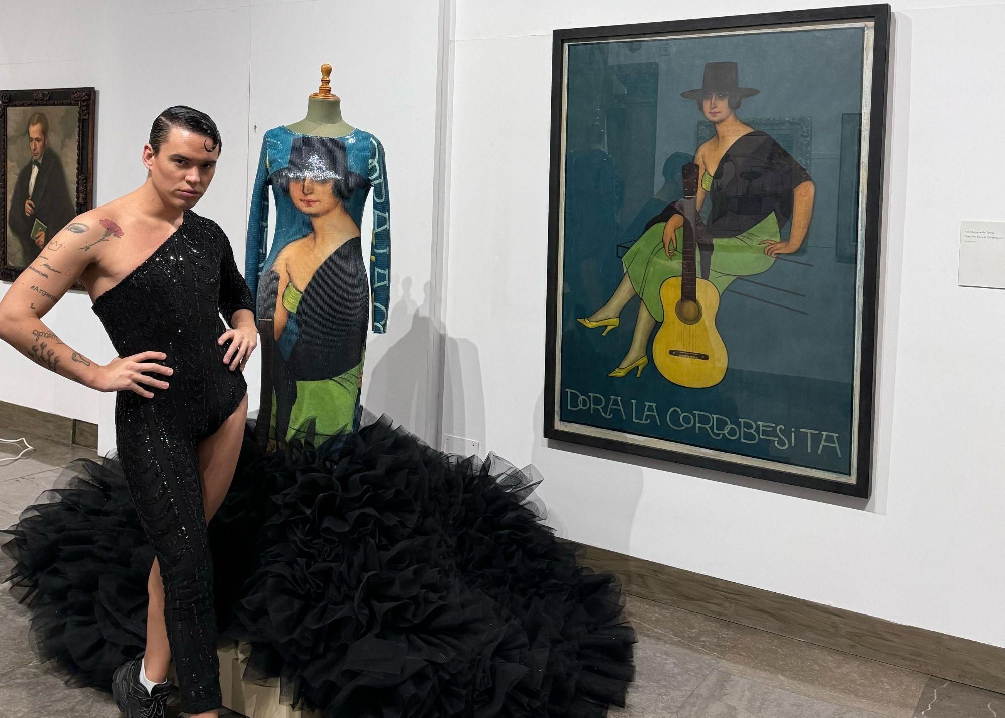 José Perea durante la creación de un modelo en el Museo de Bellas Artes de Córdoba / José Perea