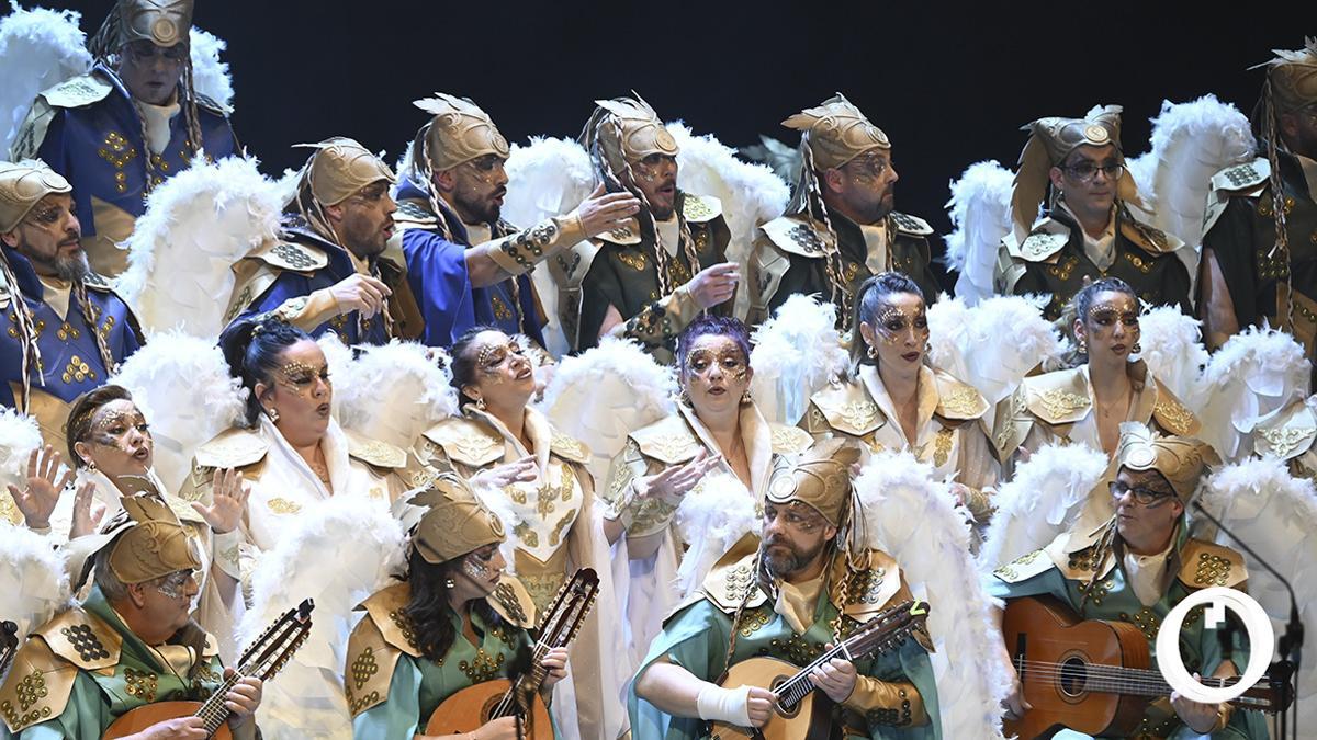 Coro Los ángeles sin alas Chirigota Los seguidores de Alfonso Comparsa Viento a favor Comparsa El rincón de las máscaras Chirigota Capitán Andalucía
